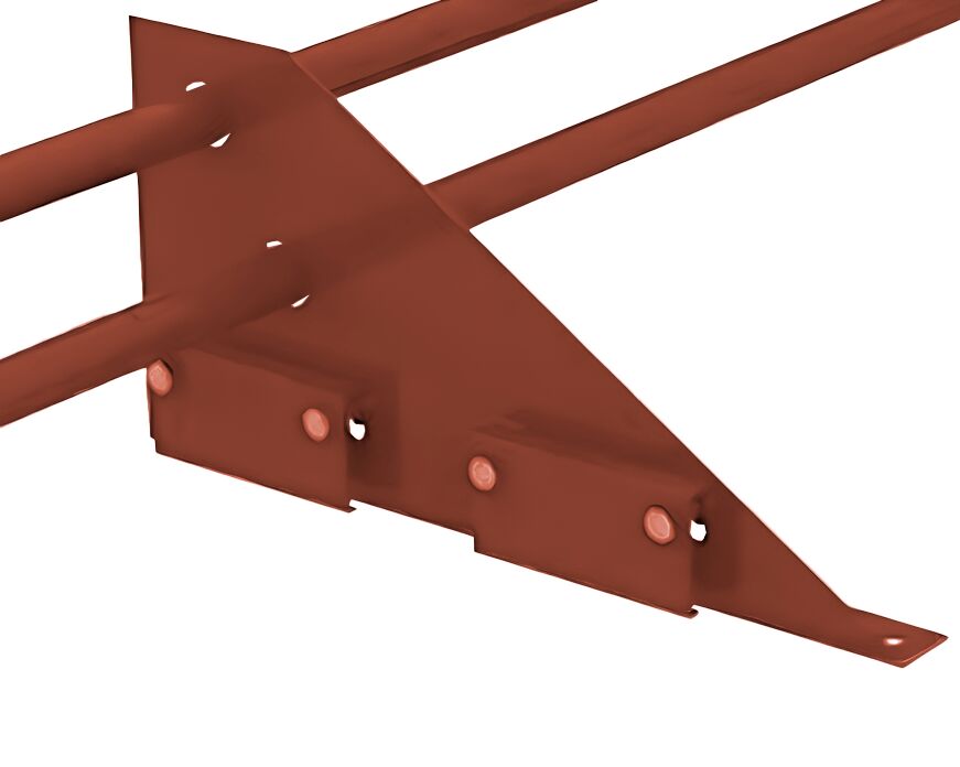 Опора треугольная для фальца D25 неоцинк. Русь купить в Санкт-Петербурге