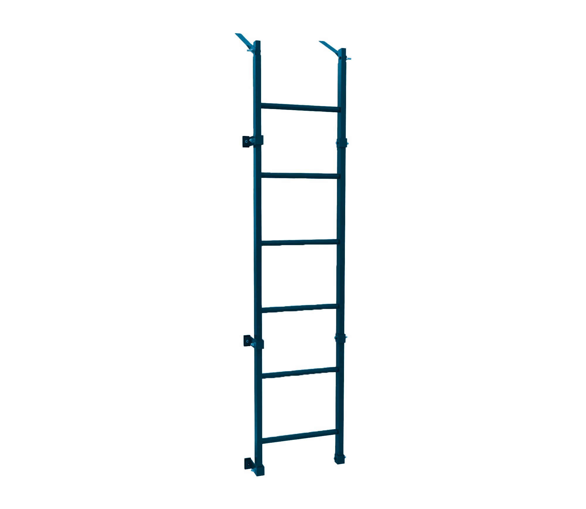 Лестница кровельная (в комплекте с уст. кронштейнами) 2.5м неоцинк. Русь купить в Санкт-Петербурге