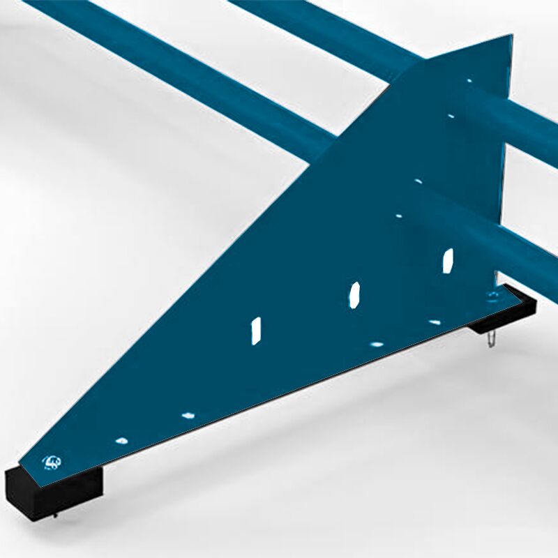 Опора треугольная для МЧ и мягкой кровли D25 неоцинк. Русь купить в Санкт-Петербурге