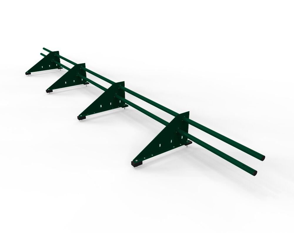 Снегозадержатель трубчатый для МЧ, ГЧ и профнастила D25 (4 оп) 3.0м неоцинк. Русь купить в Санкт-Петербурге