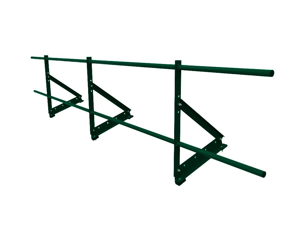 Ограждение для МЧ, ГЧ и профнастила h0.6м 3.0м оцинк. Русь Эконом купить в Санкт-Петербурге