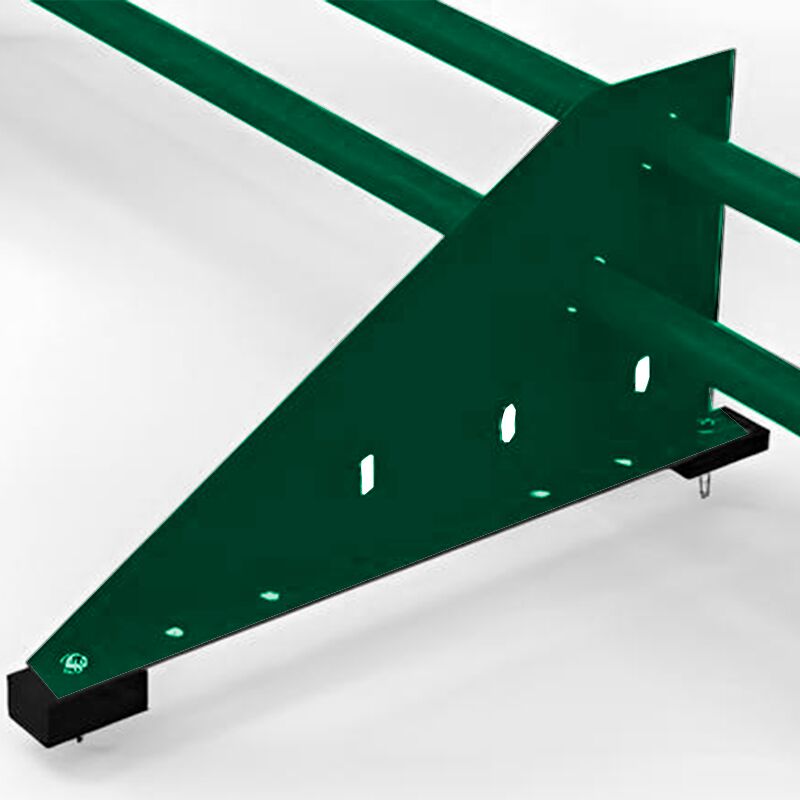 Опора треугольная для МЧ и мягкой кровли D25 неоцинк. Русь купить в Санкт-Петербурге