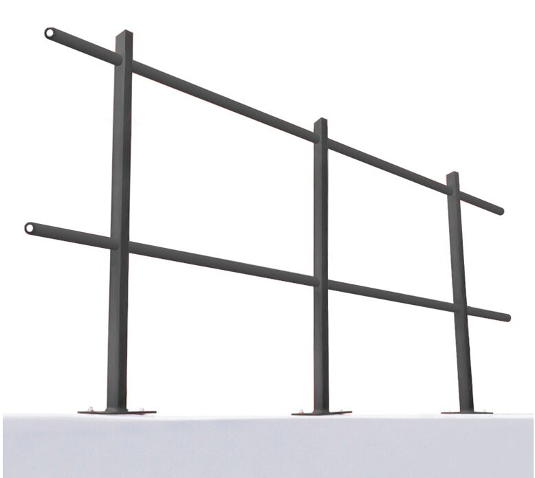 Ограждение парапетное h0.6м 3.0м оцинк. Русь купить в Санкт-Петербурге