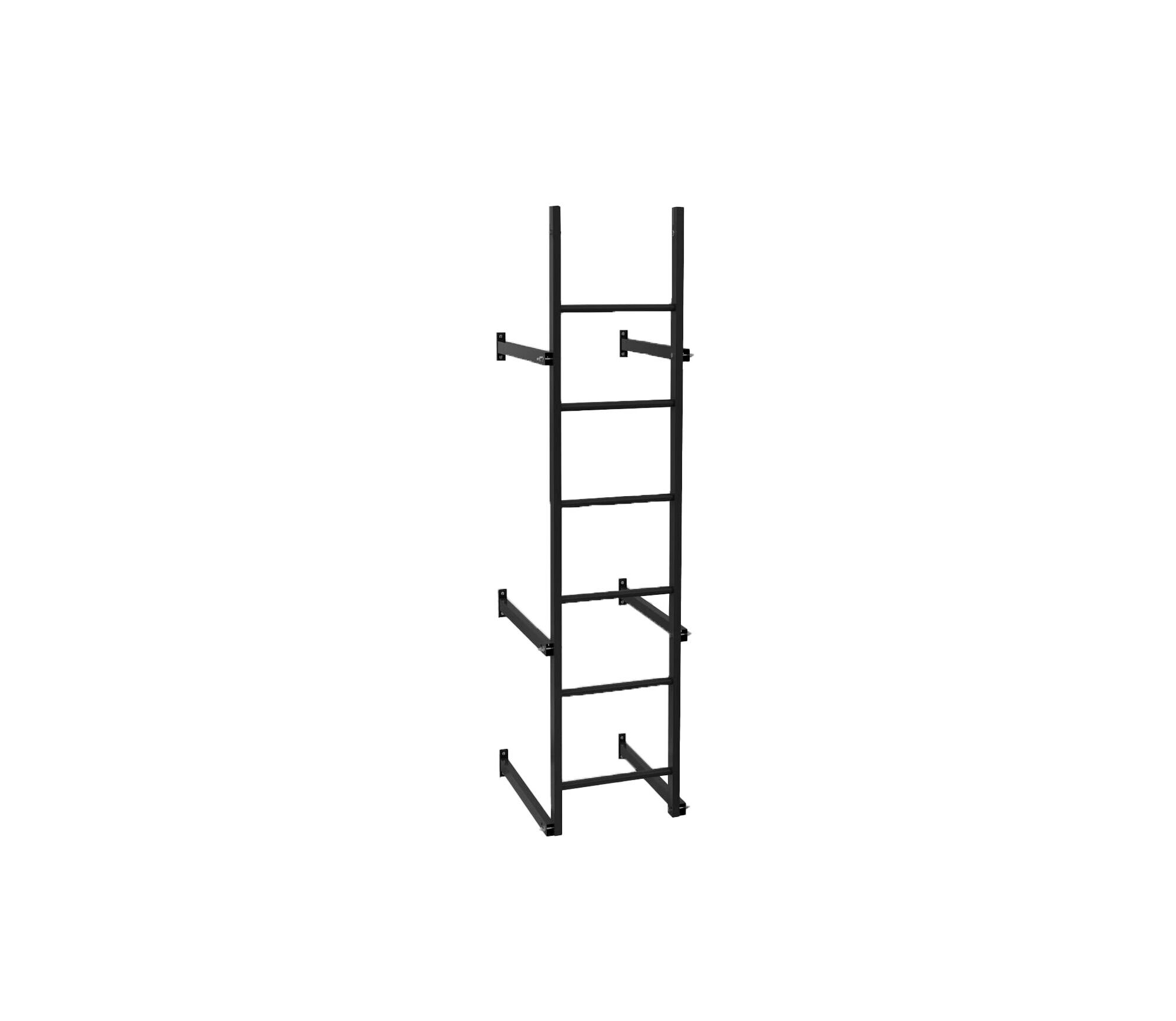 Лестница фасадная (в комплекте с уст. кронштейнами) длина 2.5м неоцинк. Русь купить в Санкт-Петербурге