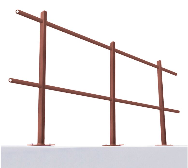 Ограждение парапетное h1.2м 3.0м оцинк. Русь купить в Санкт-Петербурге