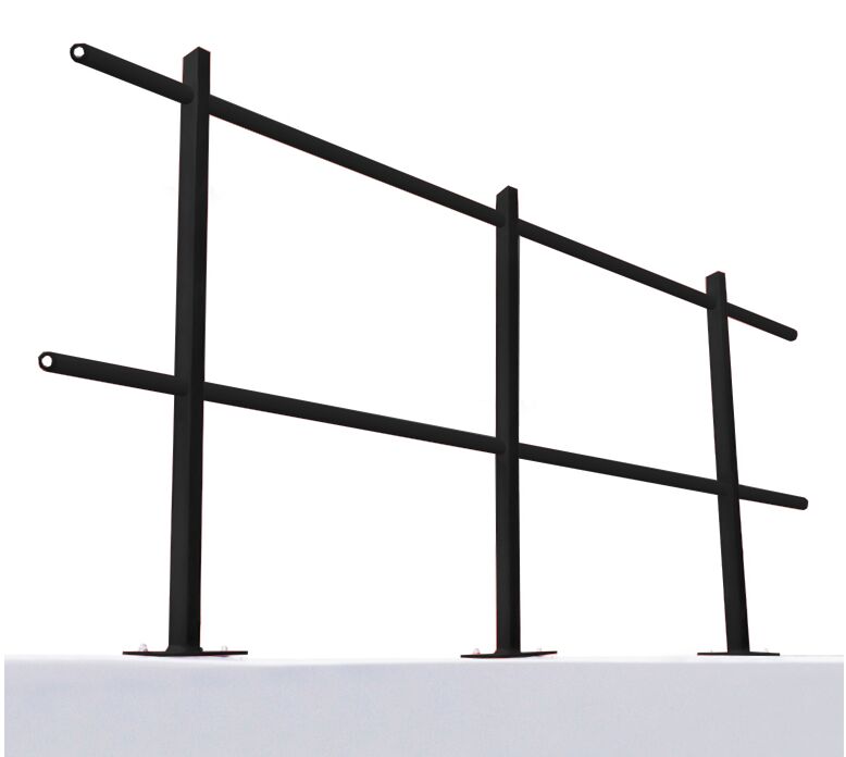 Ограждение парапетное h0.9м 3.0м оцинк. Русь купить в Санкт-Петербурге