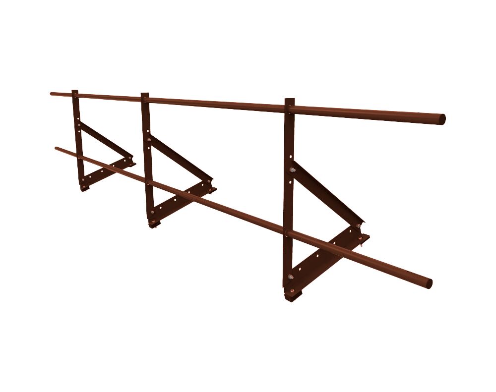 Ограждение для МЧ, ГЧ и профнастила h0.6м 3.0м оцинк. Русь Эконом купить в Санкт-Петербурге