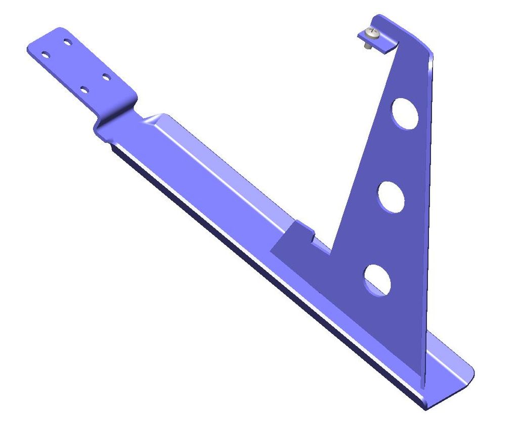 Опора Royal снегозадерживающей решетки для композитной черепицы стандартные цвета ТД ФЭЗ толщина стали 3мм купить в Санкт-Петербурге