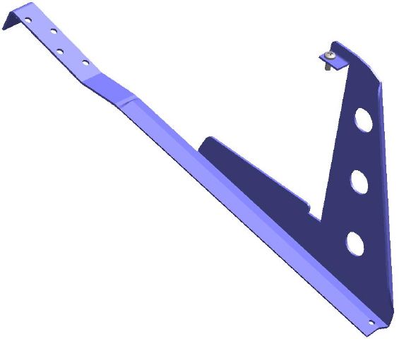 Опора Royal любой снегозадерживающей решетки для натуральной черепицы стандартные цвета ТД ФЭЗ толщина стали 3мм купить в Санкт-Петербурге