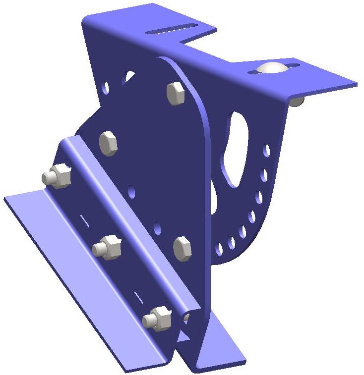 Опора ступеньки безопасности для фальца стандартные цвета ТД ФЭЗ толщина стали 4мм купить в Санкт-Петербурге