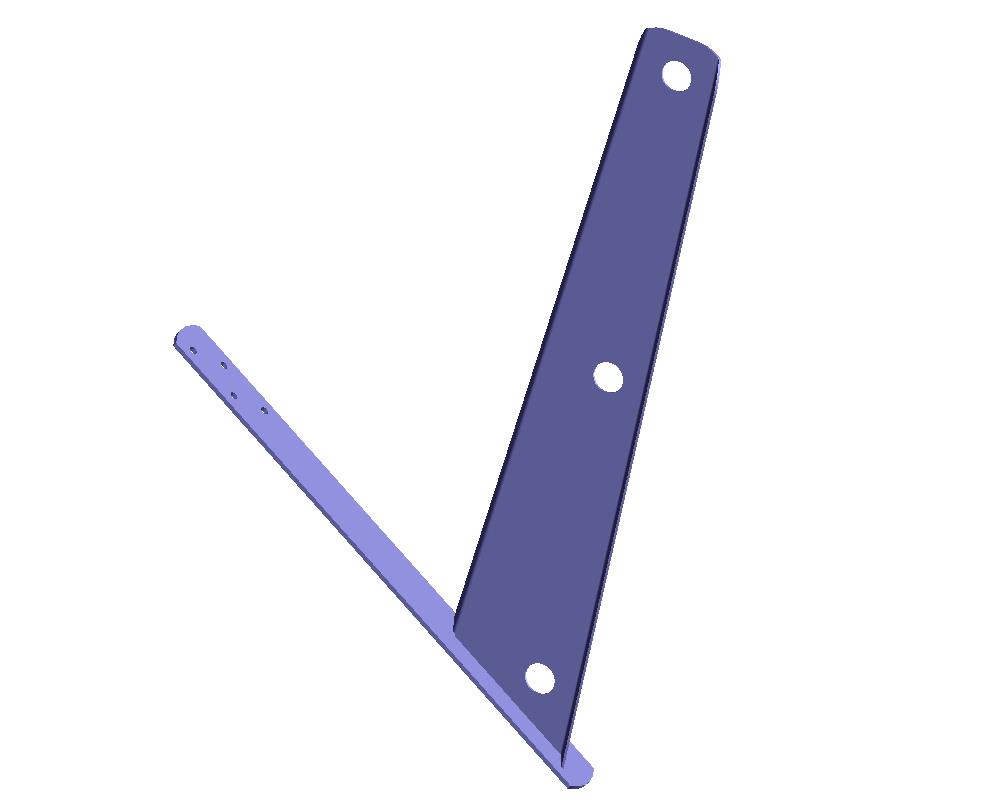 Опора ограждения кровли, совмещенная со снегозадержанием на сланец стандартные цвета  ТД ФЭЗ толщина стали 4мм  купить в Санкт-Петербурге