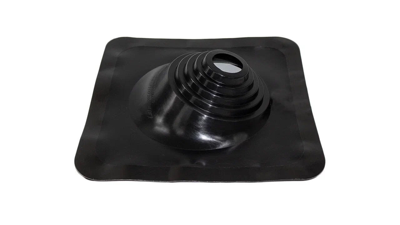 Проходка кровельная №1 угловая D75-200мм фланец 420х420мм силикон BORGE купить в Санкт-Петербурге