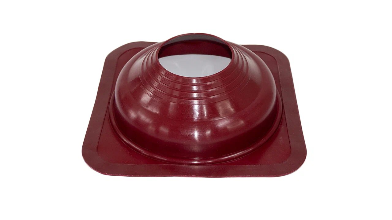 Проходка кровельная №7 прямая D160-220мм фланец 365х365мм силикон BORGE купить в Санкт-Петербурге