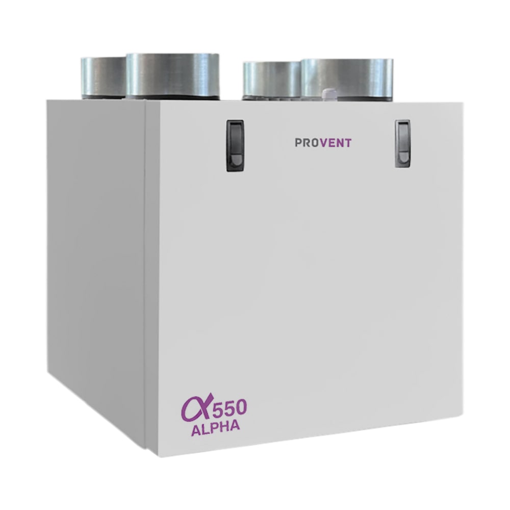 Alpha 550 V(L) ПВУ вертикальная с роторным рекуператором левая Provent купить в Санкт-Петербурге