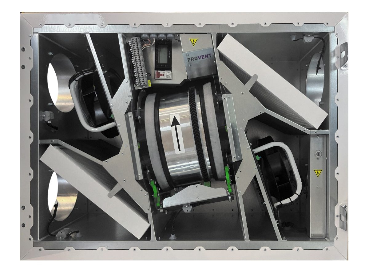 Alpha 550 Compact ПВУ горизонтальная с роторным рекуператором Provent купить в Санкт-Петербурге