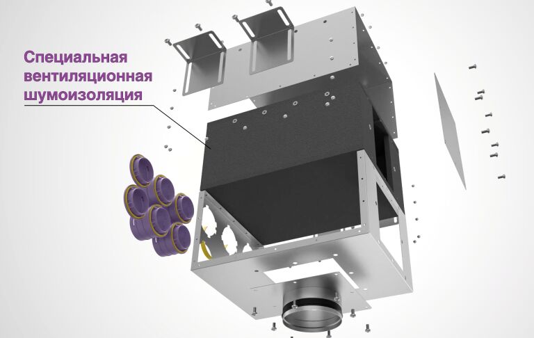 Коллектор металлический на 8 выходов KV 125/75x8 Provent купить в Санкт-Петербурге