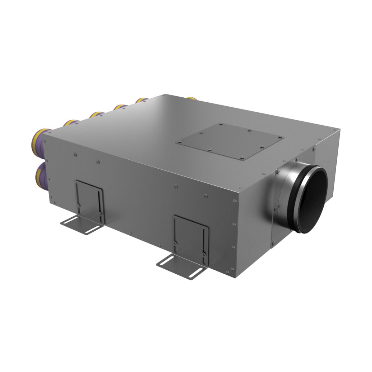 Коллектор металлический на 12 выходов KV 160/75x12 Provent
(Комплектуется без фланцев. Фланцы/заглушки необходимо докупать дополнительно) купить в Санкт-Петербурге