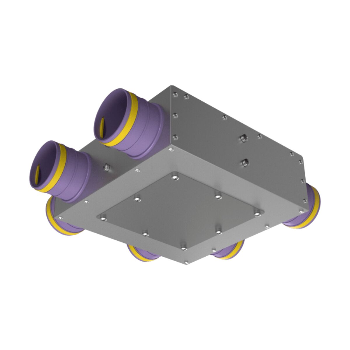 Коллектор металлический концевой на 6 выходов KVF 125/75х6 Provent купить в Санкт-Петербурге
