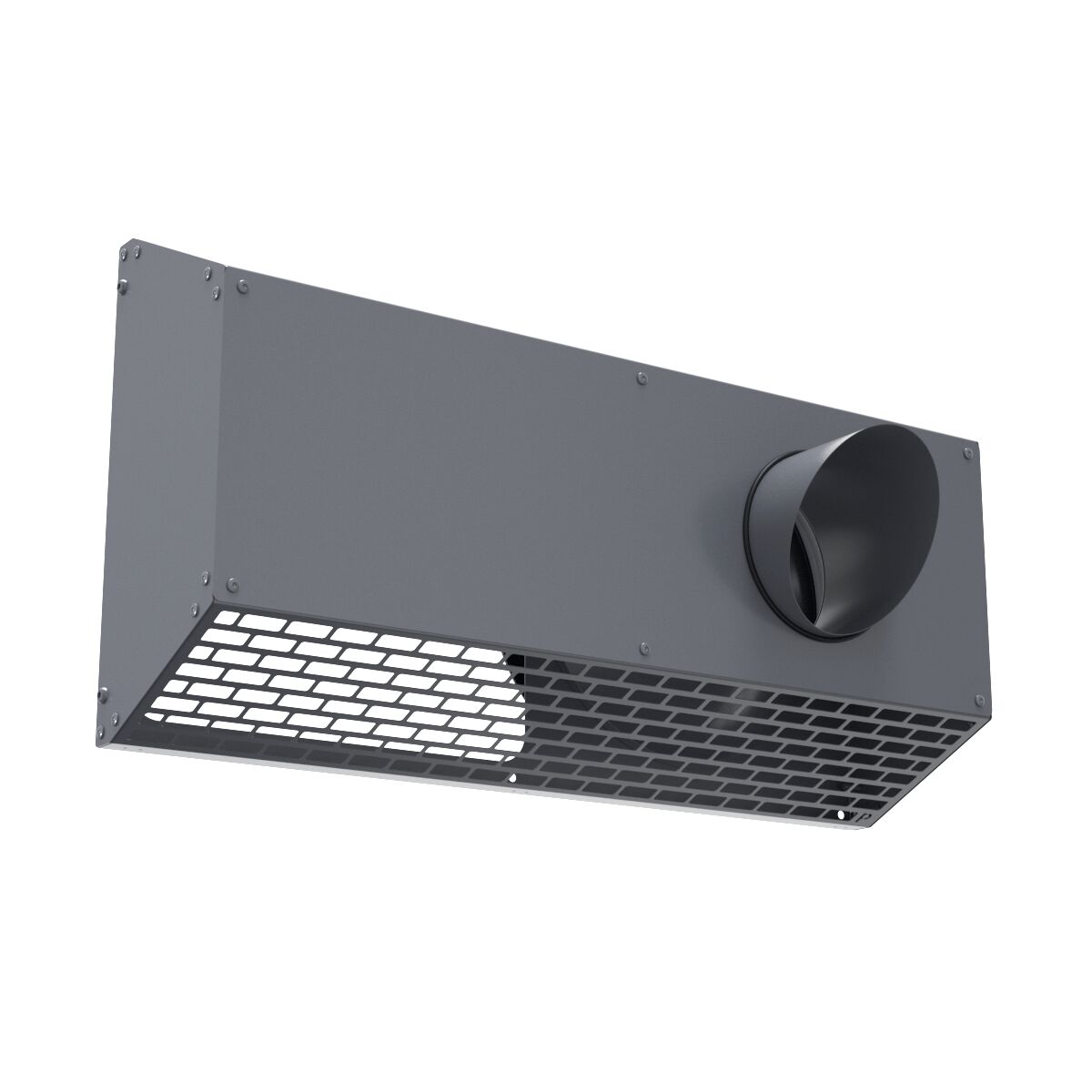 Решетка фасадная комбинированная приточно-вытяжная IOS 200G серый 7024 Provent купить в Санкт-Петербурге