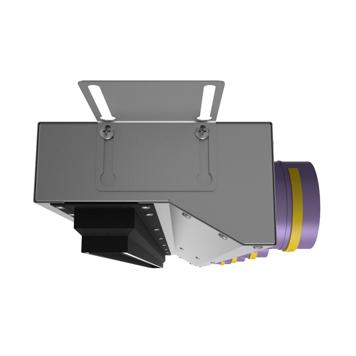 Компактный щелевой диффузор для натяжного потолка с КСД на 4 выхода VPNDU 1000х25/75х4 Provent купить в Санкт-Петербурге