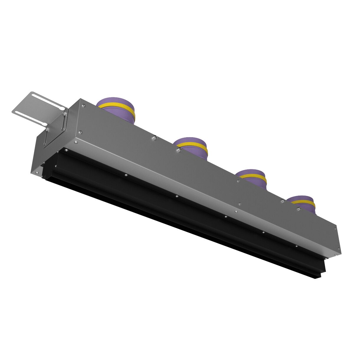 Щелевой диффузор в гипрок с КСД на 4 прямых выхода VPNDG/F 1000х25/90х4 Provent Provent купить в Санкт-Петербурге