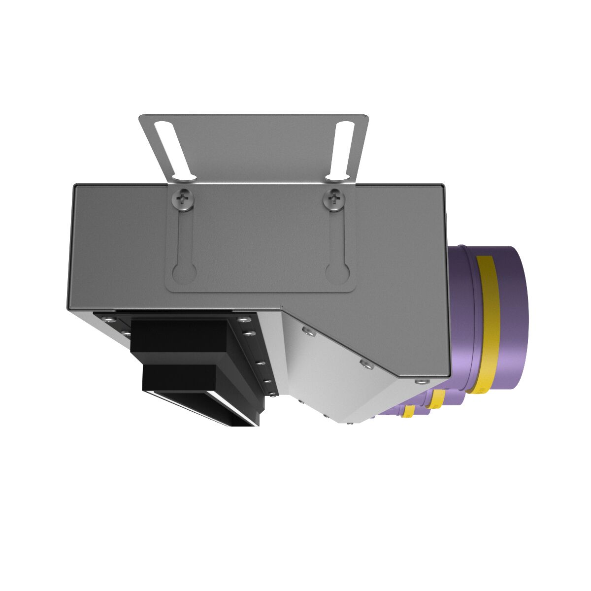 Компактный щелевой диффузор для натяжного потолка с КСД на 3 выхода VPNDU 500х25/90х3 Provent купить в Санкт-Петербурге