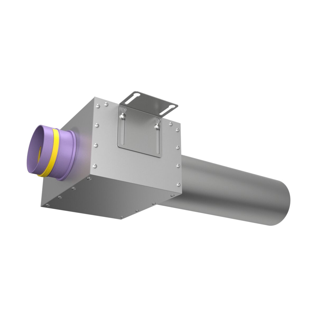 Пленум прямой круглый на 1 выхода (L=400мм) VPDL 125/90x1 Provent (Комплектуется без фланцев. Фланцы/заглушки необходимо докупать дополнительно) купить в Санкт-Петербурге