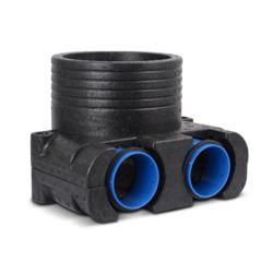 Пленум-бокс FLX-PLO-EPP-75-2-125-F (Муфта угловая, вспененный полипропилен) купить в Санкт-Петербурге