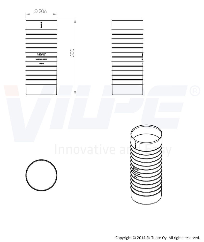 ROSS-Монтажный патрубок 160 купить в Санкт-Петербурге