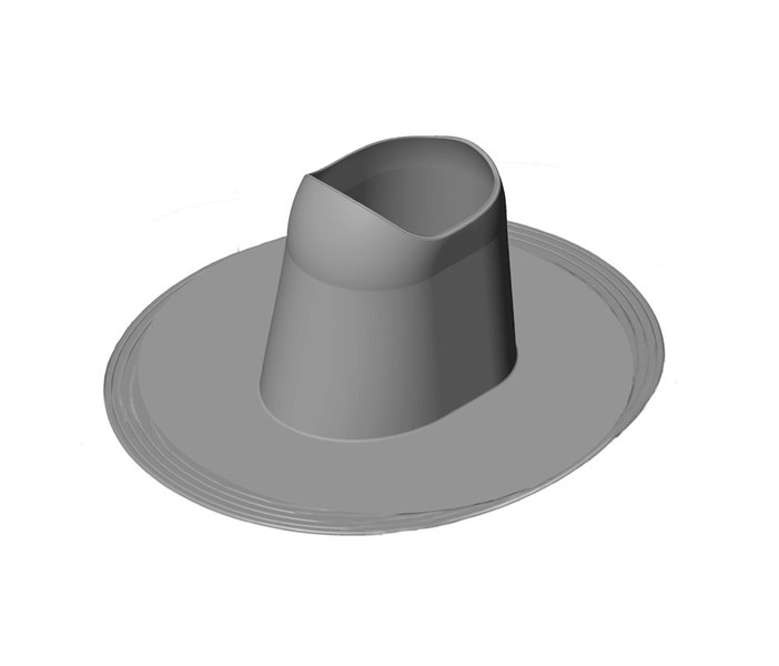 ПВХ-ворот PVC COLLAR для монтажа Huopa высокий серый Vilpe купить в Санкт-Петербурге