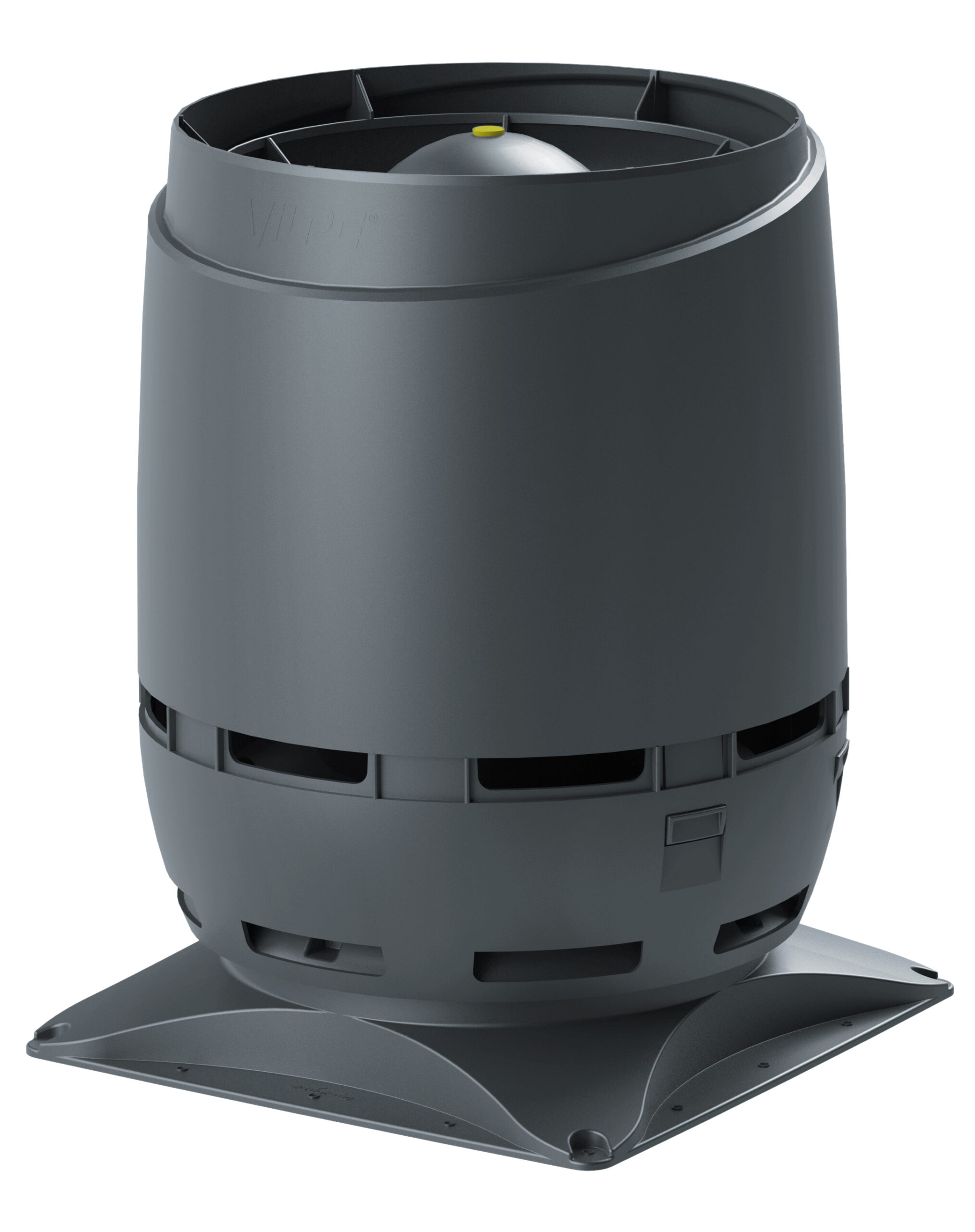 S250 вентиляционный выход с основанием 400х400мм FLOW черный Vilpe купить в Санкт-Петербурге