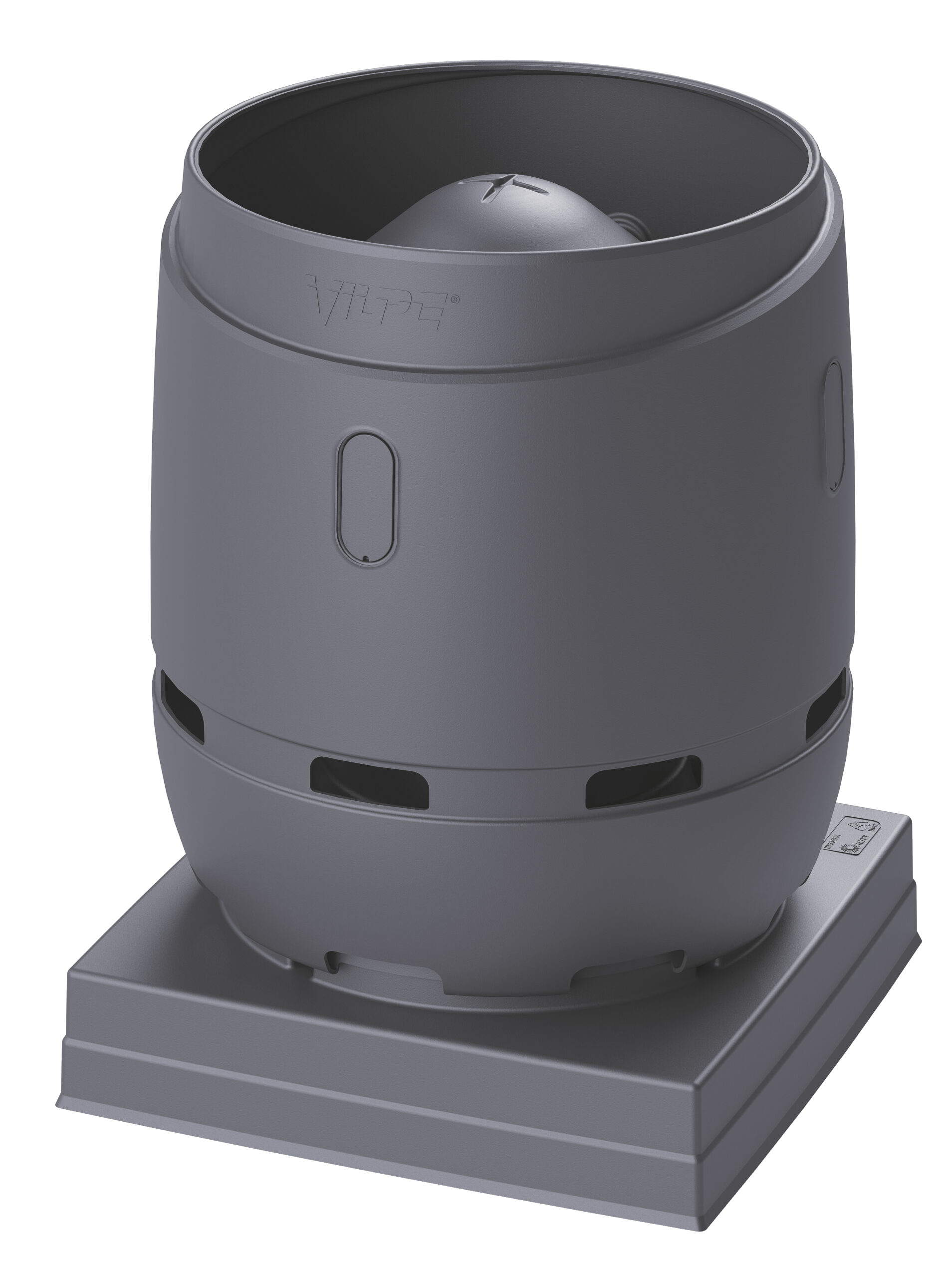 Вентиляционный выход FLOW S315 без основания серый Vilpe купить в Санкт-Петербурге