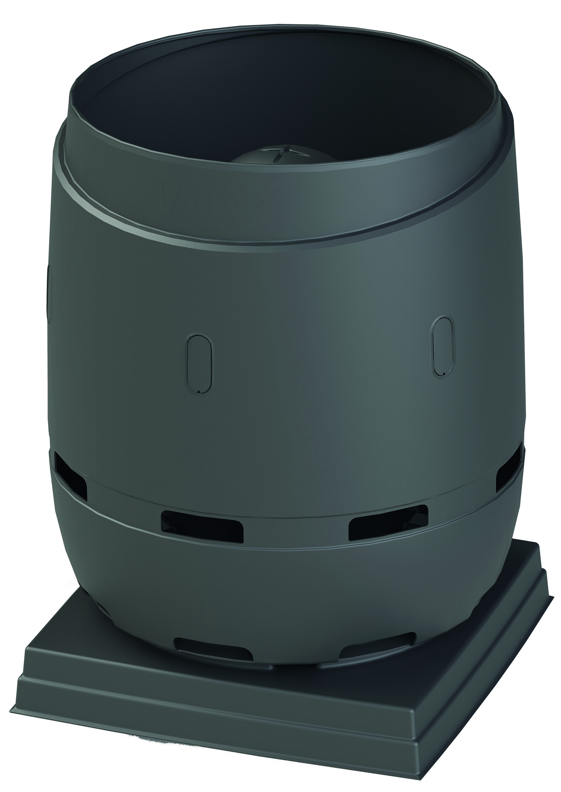 Вентиляционный выход FLOW S500 с основанием 970х970мм черный Vilpe купить в Санкт-Петербурге