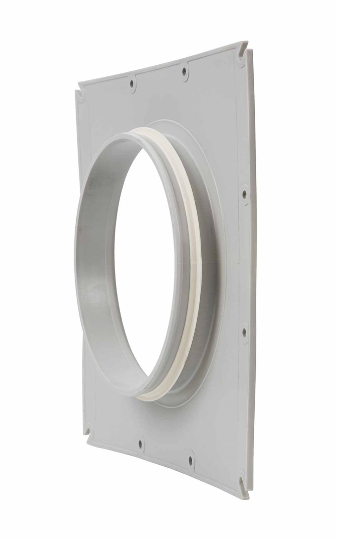 Фланец вент. решетки 100мм светло-серый Vilpe купить в Санкт-Петербурге