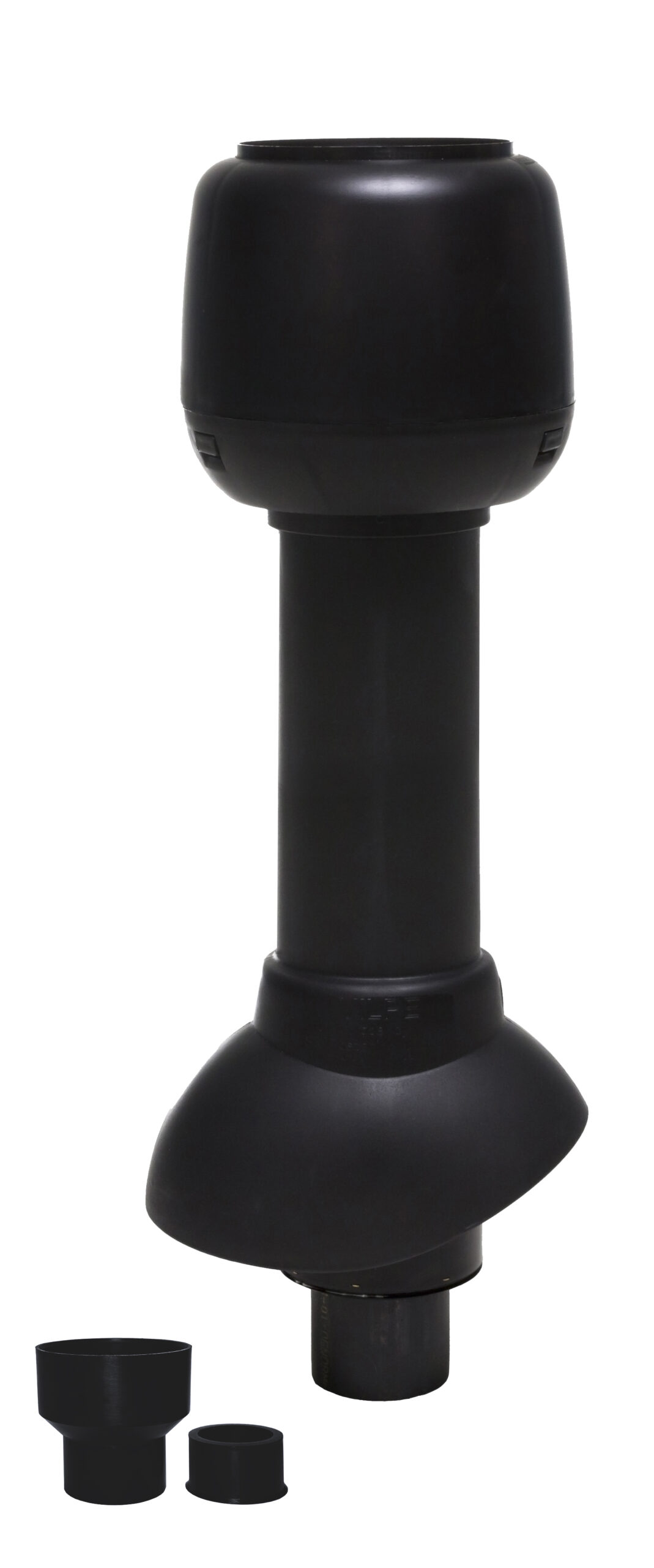 Выход на кровлю центр. пылесоса черный 75/110/500 (труба с колпаком, шурупы, переходник 50/44) Vilpe купить в Санкт-Петербурге