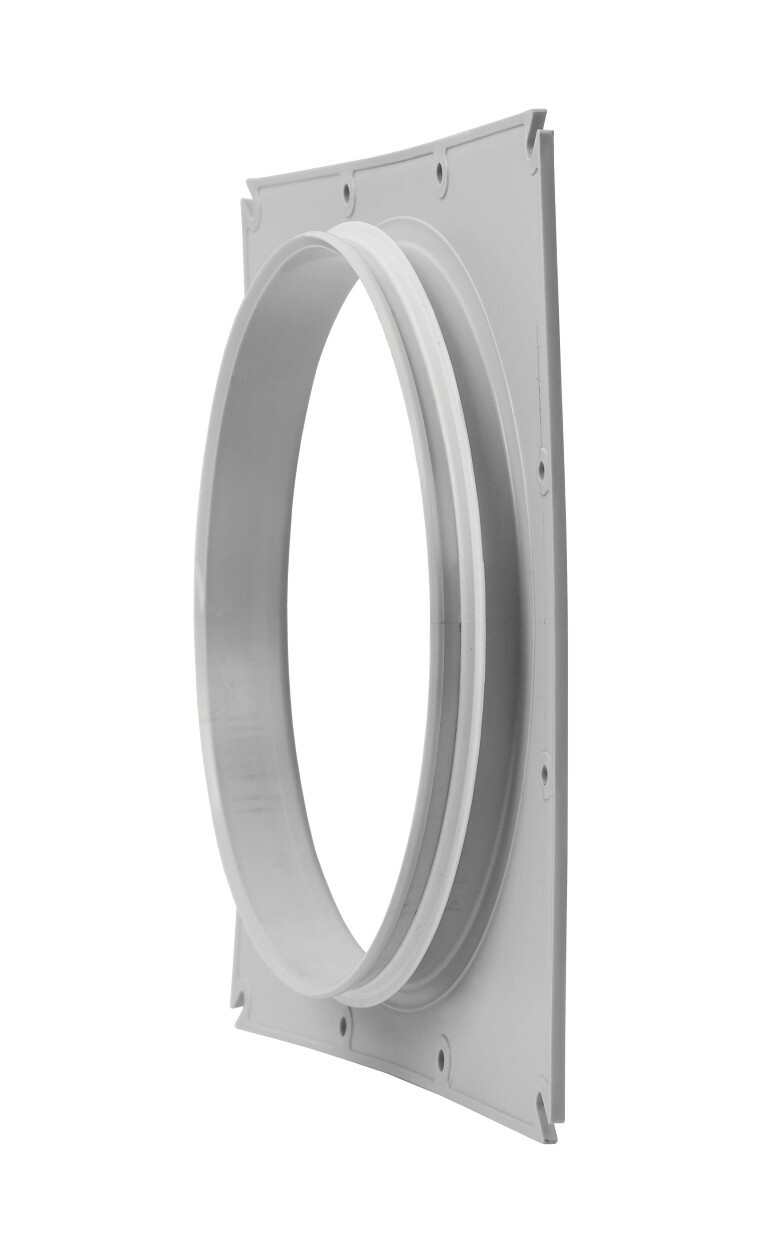 Фланец вентиляционной решетки D250 375х375мм светло-серый Vilpe купить в Санкт-Петербурге