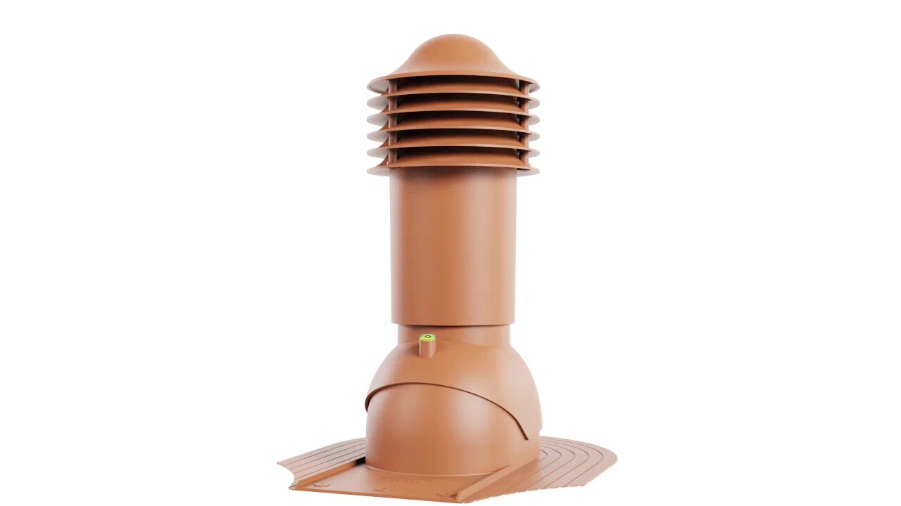 Труба вентиляционная для мягкой кровли (при монтаже) 110/550 (неутепленная) купить в Санкт-Петербурге