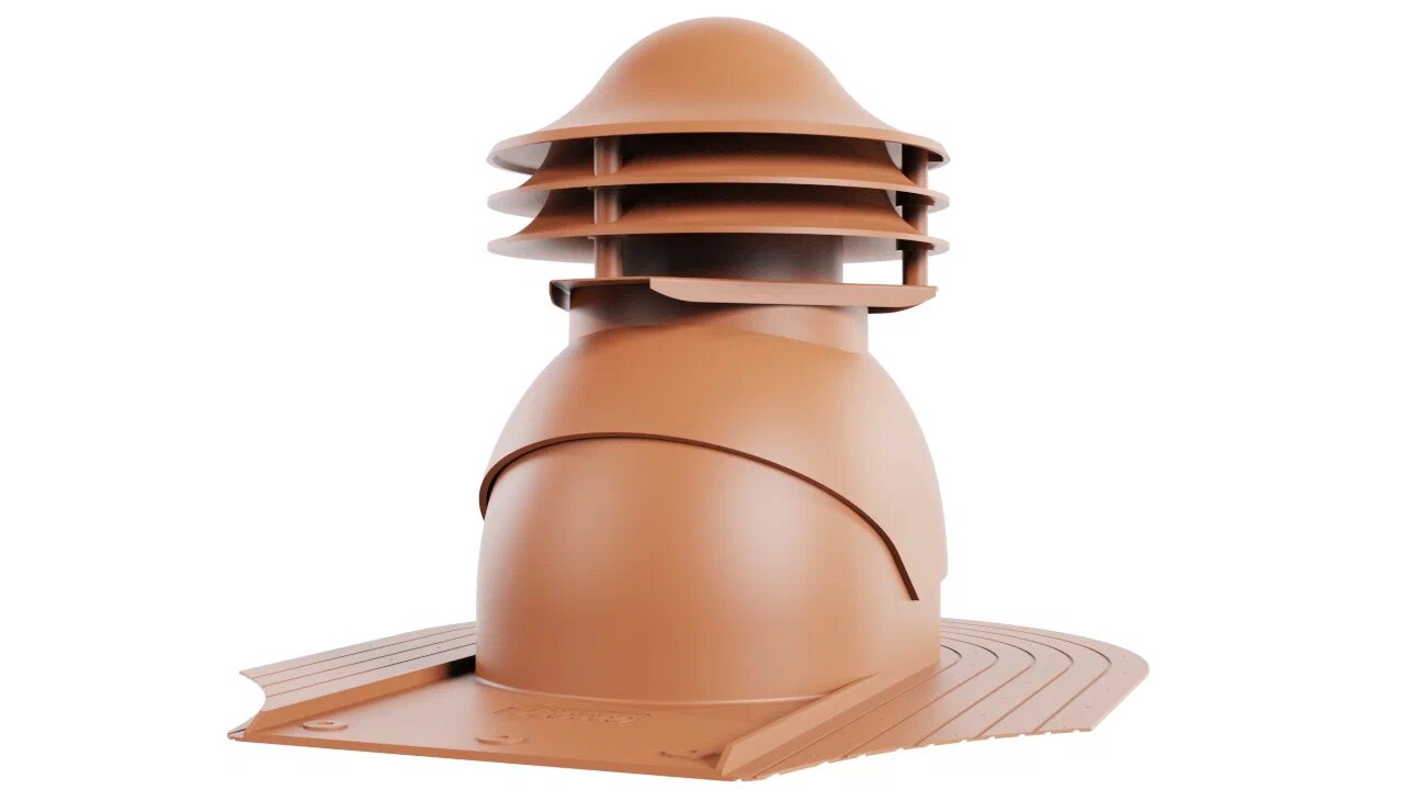 Универсальный выход вентиляции для мягкой кровли при монтаже купить в Санкт-Петербурге