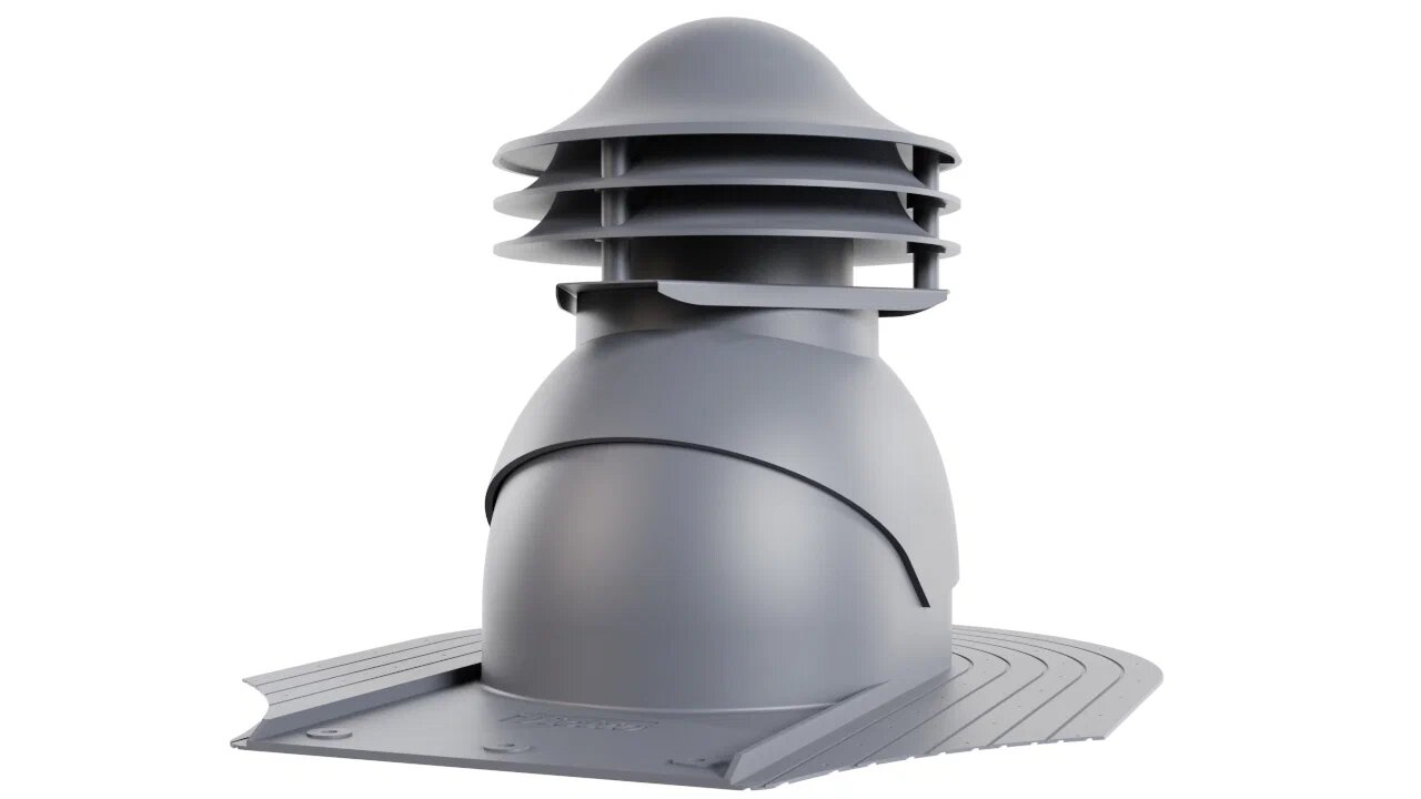 Универсальный выход вентиляции для мягкой кровли при монтаже купить в Санкт-Петербурге