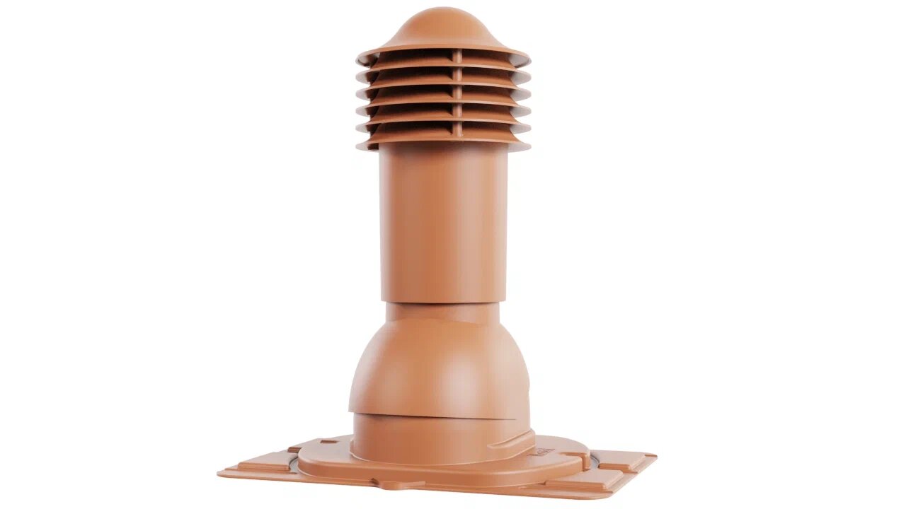 Труба вентиляционная с универсальным проходным элементом 110/550 (неутепленная) купить в Санкт-Петербурге