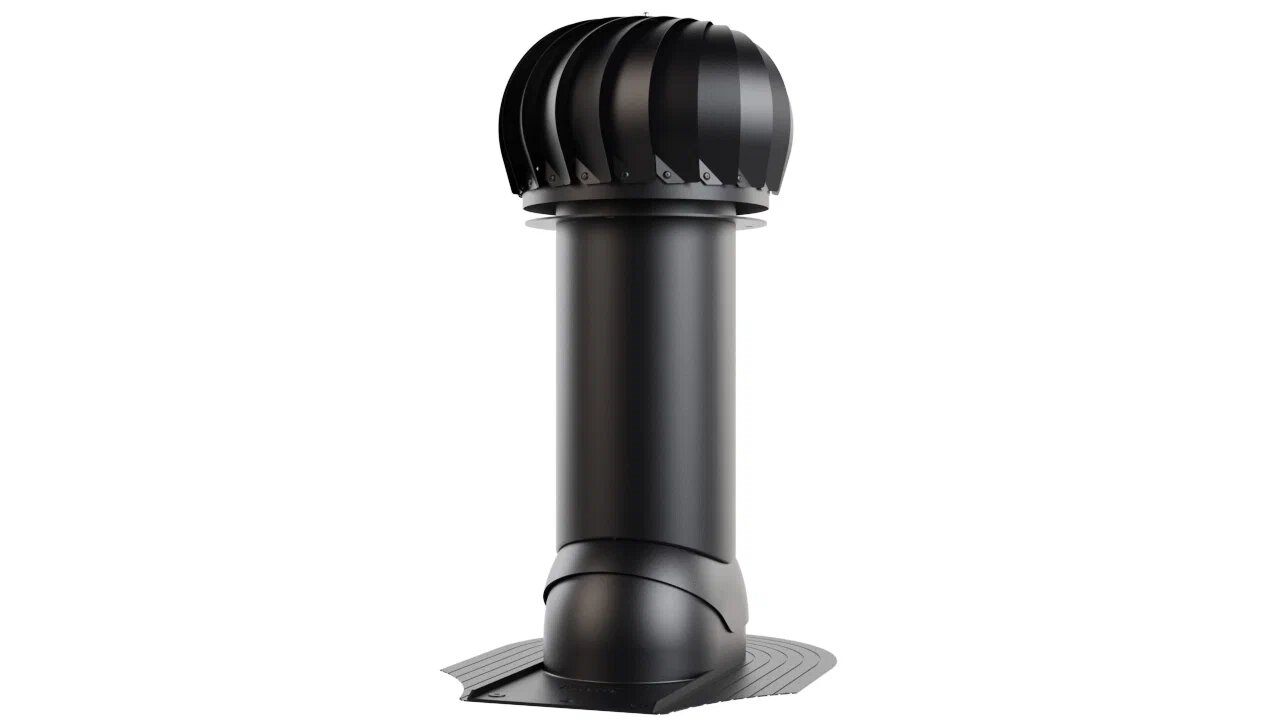 Роторная вентиляция для мягкой кровли при монтаже 125/650 (неутепленная) купить в Санкт-Петербурге