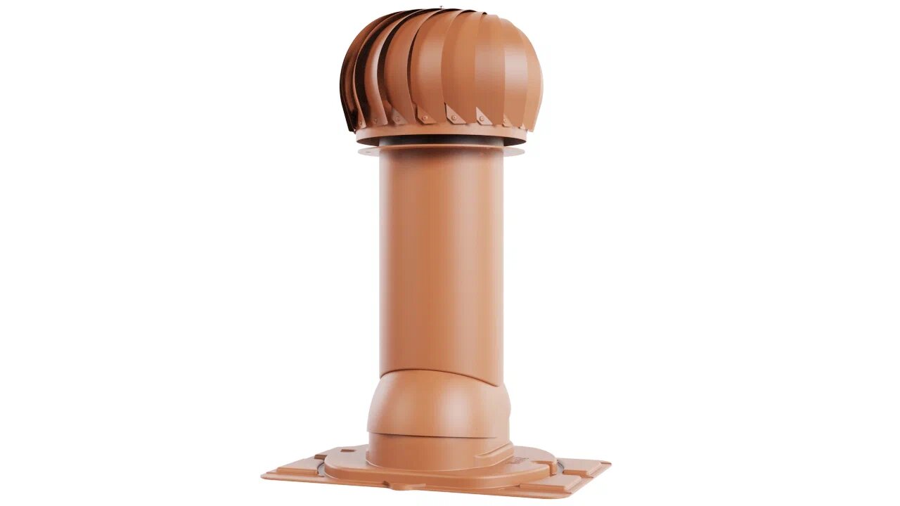 Роторная вентиляция с универсальным проходным элементом  150/650 (утепленная) купить в Санкт-Петербурге