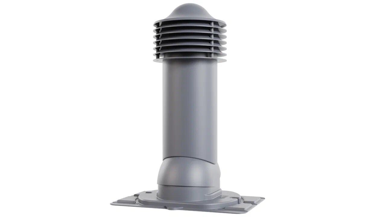 Труба вентиляционная с универсальным проходным элементом 150/650 (утепленная) купить в Санкт-Петербурге