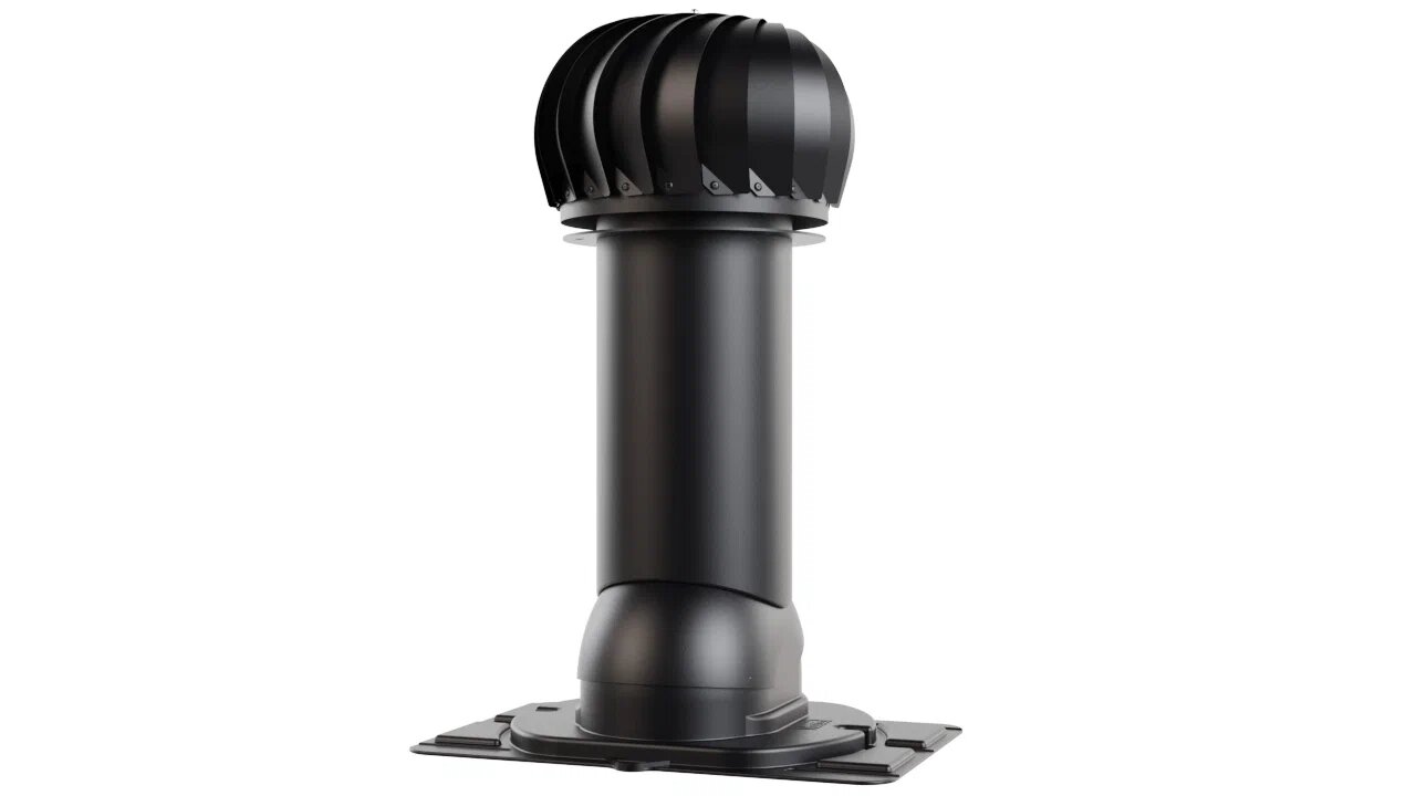 Роторная вентиляция с универсальным проходным элементом 110/550 (утепленная) купить в Санкт-Петербурге