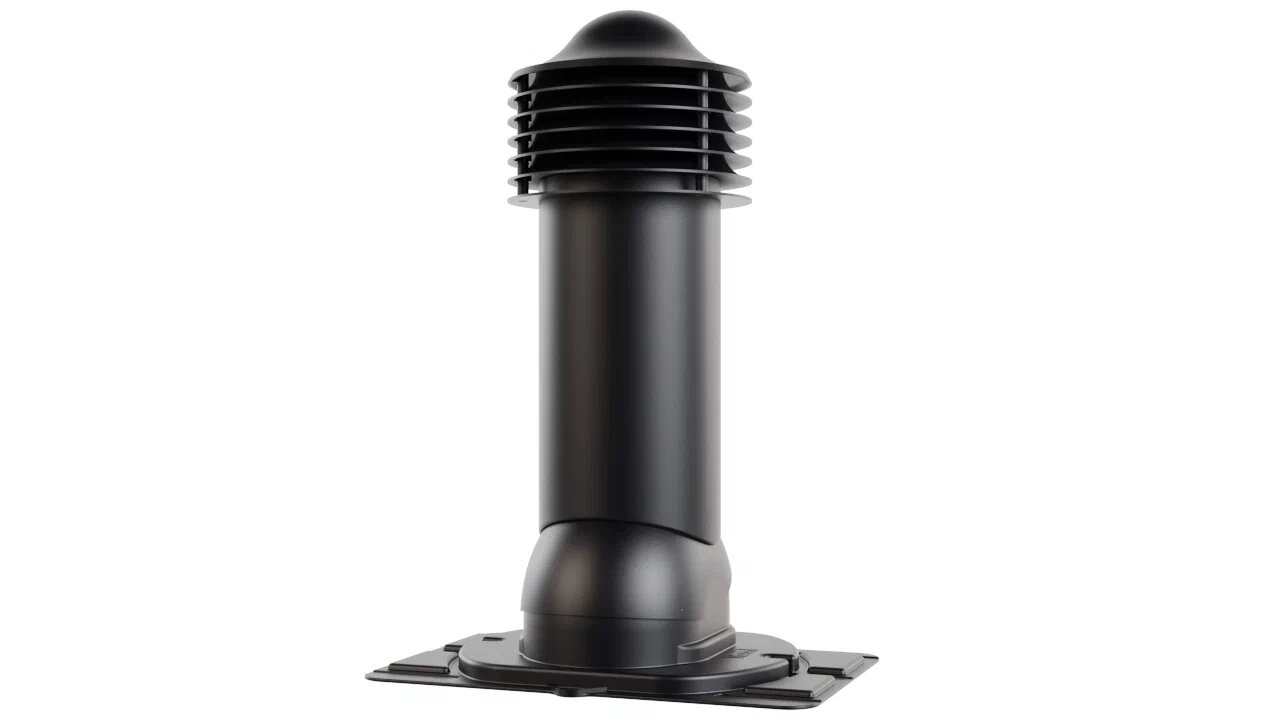 Труба вентиляционная с универсальным проходным элементом 150/650 (утепленная) купить в Санкт-Петербурге