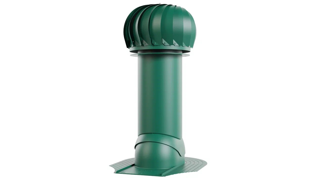 Роторная вентиляция для мягкой кровли при монтаже 125/650 (неутепленная) купить в Санкт-Петербурге