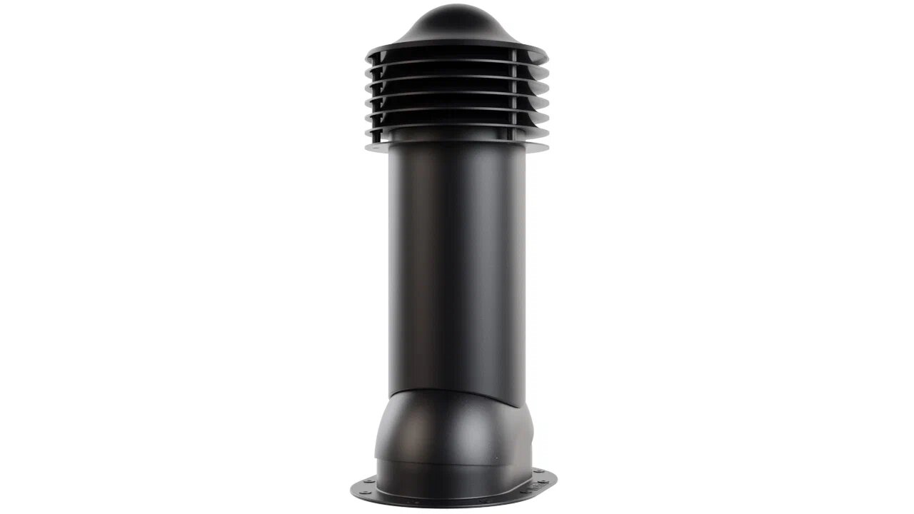 Труба вентиляционная для готовой мягкой и фальцевой кровли 125/650 (утепленная) купить в Санкт-Петербурге