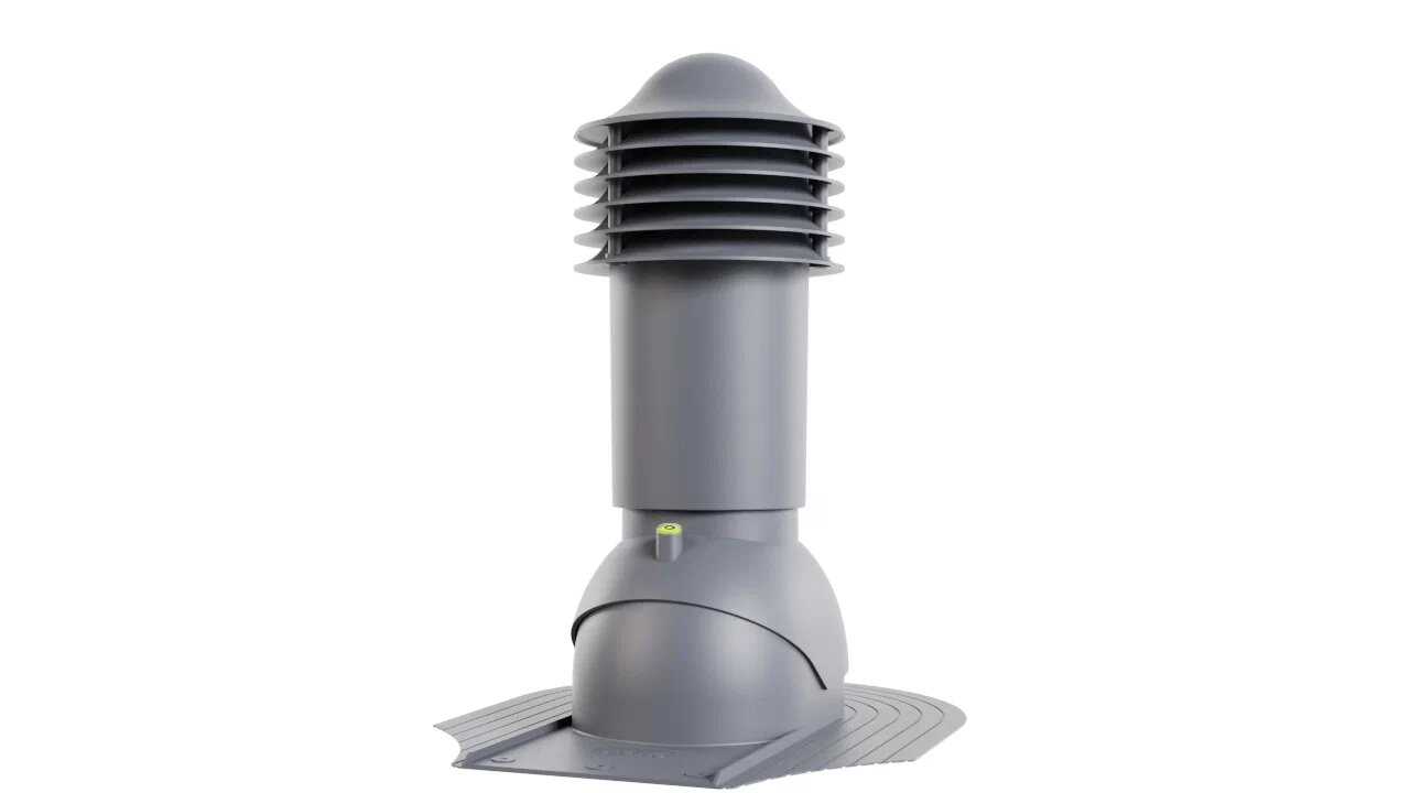 Труба вентиляционная для мягкой кровли (при монтаже) 110/550 (утепленная) купить в Санкт-Петербурге