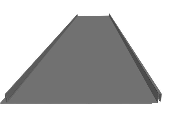 Фальц самозащёлкивающийся с карнизным подгибом ArmoPural Matt BT купить в Санкт-Петербурге