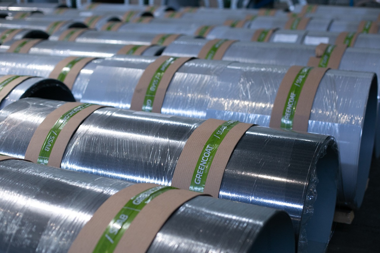 Штрипса (Ш 0.625м) 0.50мм GreenCoat Pural Matt BT с пленкой {длины по спецификации} купить в Санкт-Петербурге